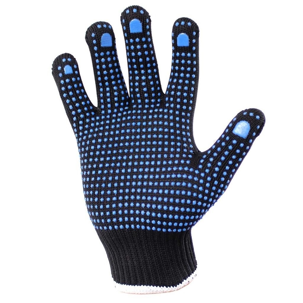 Black Gripper Gloves