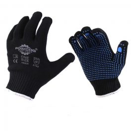 Black Gripper Gloves