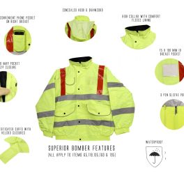 Superior Bomber Jacket features