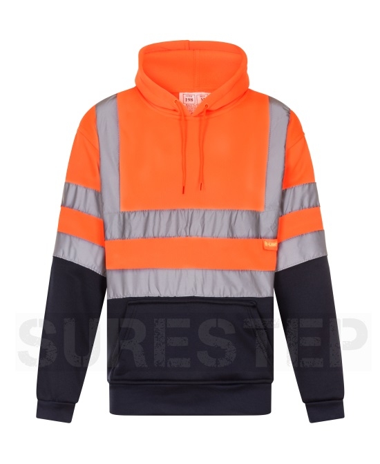 Orange/Navy Hoody