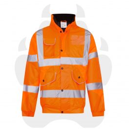 Hi Viz Orange Bomber Jacket-0