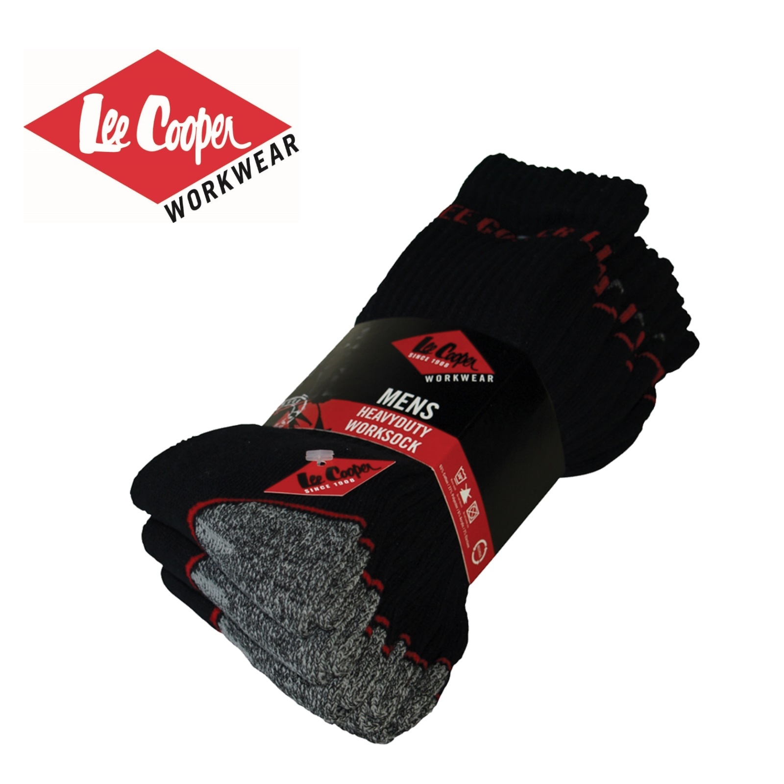 Lee Cooper Work Socks (5PK)-7701