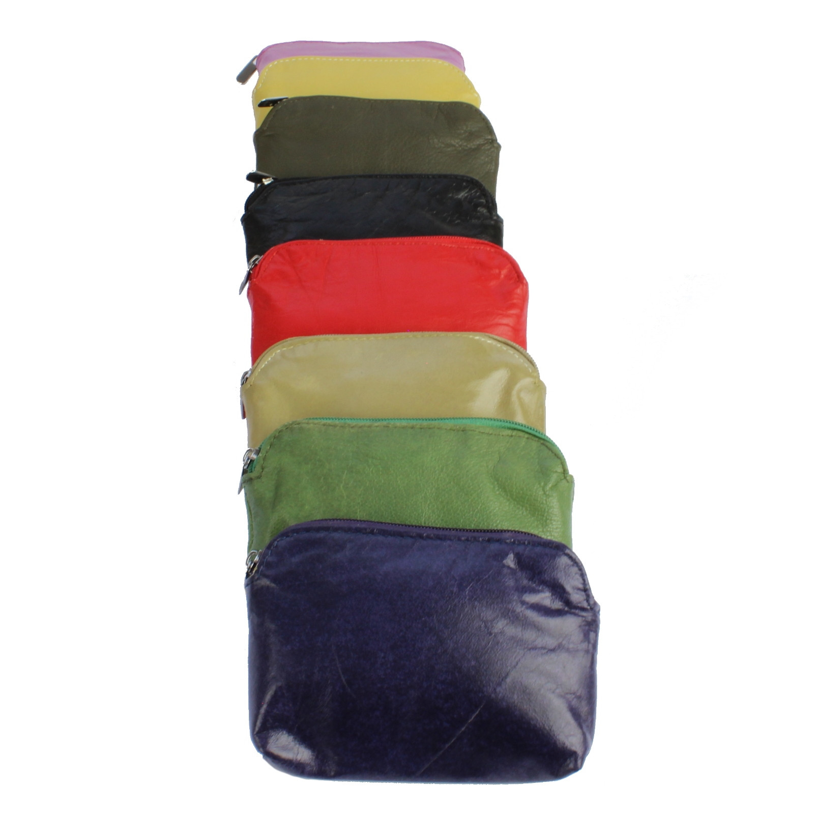 Coloured Leather Coin Purses-9742