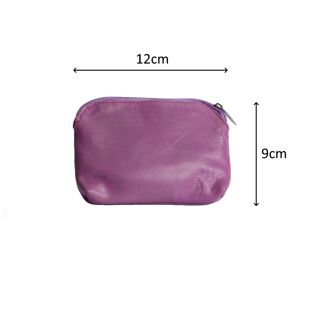 Coloured Leather Coin Purses-9755