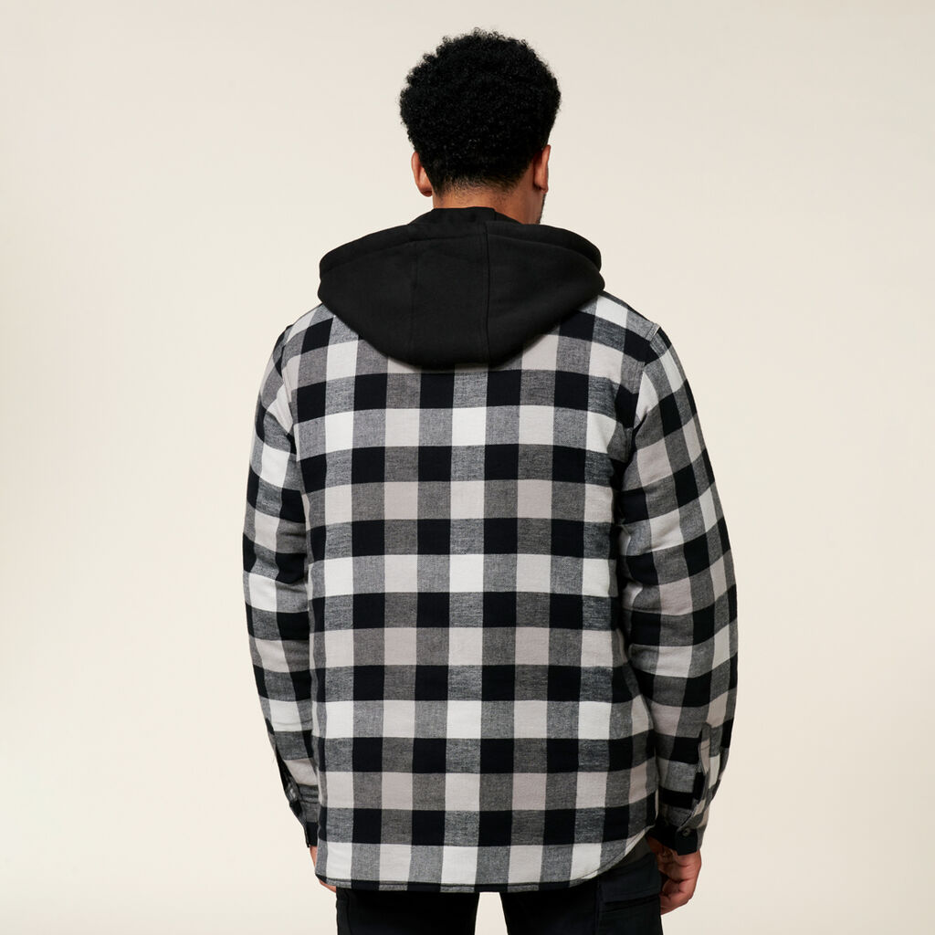 Quilted Flannel Shacket G06690 - Image 3