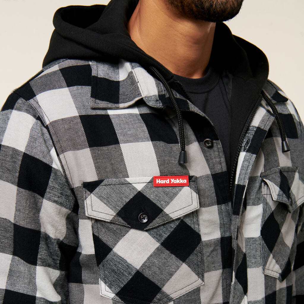 Quilted Flannel Shacket G06690 - Image 4